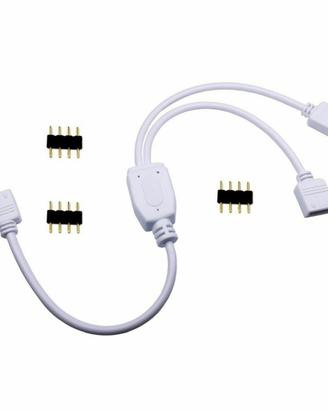 Sdoppiatore 1 a 2 RGB 4Pin LED Strip Splitter