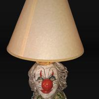 Lamapada vintage clown in ceramica Verus - anni 80