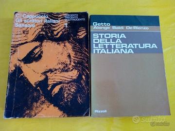 Gli scrittori italiani di C. Cappuccio- Sansoni e