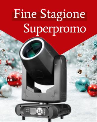 Beam Led 300w BSW 4in1 Ring RGB con Rainbow Effect