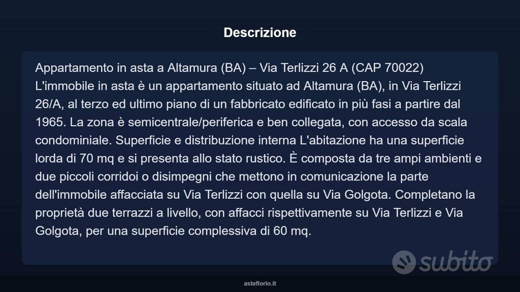 Appartamento – Altamura, Bari - Vista 4