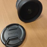  Sigma fisheye 8mm 3.5 attacco nikon