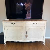 Credenza bassa shabby chic