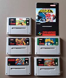 Lotto Giochi Super Nintendo SNES PAL