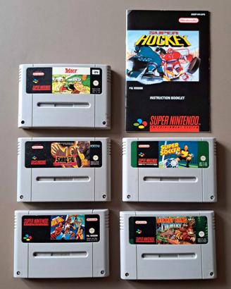 Lotto Giochi Super Nintendo SNES PAL