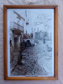 quadretto con cornice in legno 