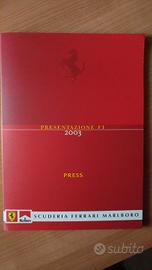 Ferrari F1 Press Kit “Presentazione F1 2003”