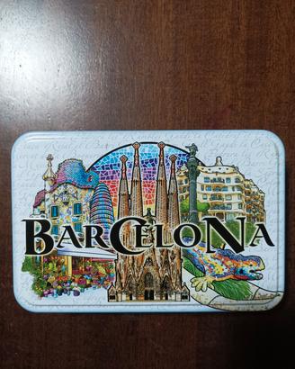 Scatola in latta Barcelona