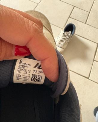 New balance 550 bianche blu uomo