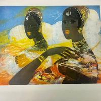 Salvatore Fiume acquaforte  quadro