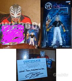Rey Mysterio Action Figure - Kelly Kelly foto.