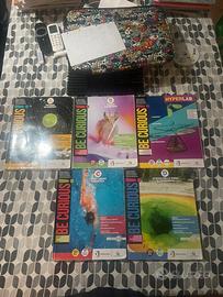Libri be curious A B C D e hyper lab buone condizi