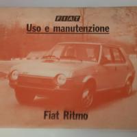 Manuale uso e manutenzione fiat Ritmo 