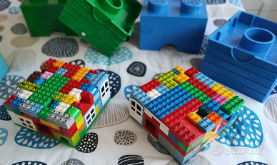Lego duplo blocchi misti più contenitore
