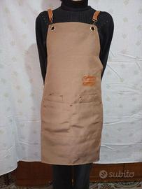 Grembiule colore cappuccino fresco e resistente