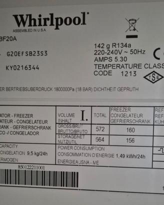 Ricambi Frigo Whirlpool door to door
