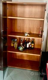 Vetrinetta con ante in vetro