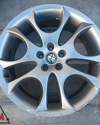  cerchi in lega da 17 per alfa 147 gomme nuove 