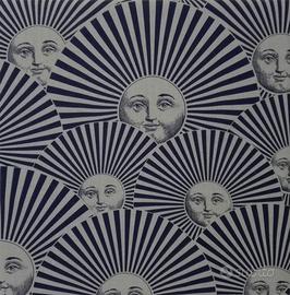 Quadro Sole e Ventaglio Fornasetti blu