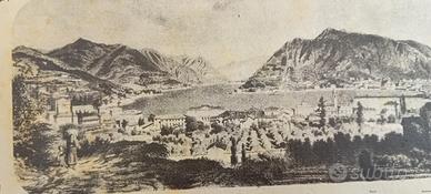 stampa antica di Como  rarissima 