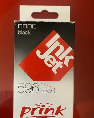 Cartuccia Prink Ink Jet 596 BKV1, colore nero