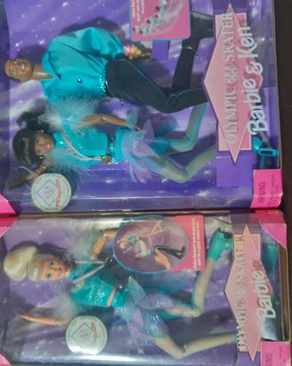 Barbie Christie Steven olimpic skaters in scatola