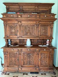 Credenza in noce massello fatto a mano