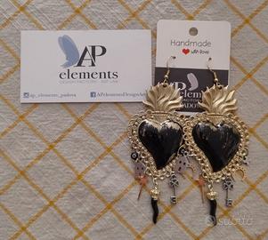 Orecchini artigianali gitani made in italy