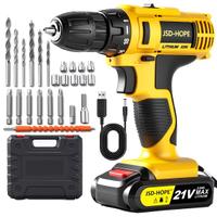 Trapano Avvitatore con 2 batterie 21V Max Lithium