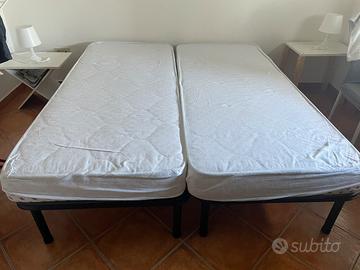 Letti singoli con materasso