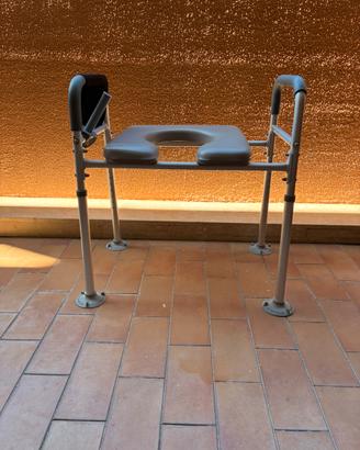 Sedile rialzato wc per anziani e disabili