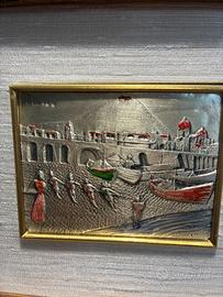 Quadro su lastra d’argento