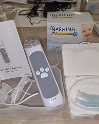 Aspiratore nasale elettrico e manuale Narhinel