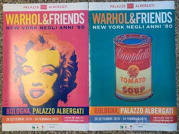 Andy Warhol 2 poster originali 2018 mostra