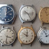 lotto orologi meccanici vintage