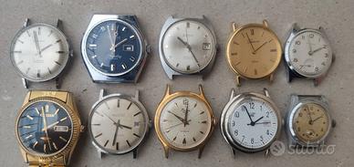 lotto orologi meccanici vintage