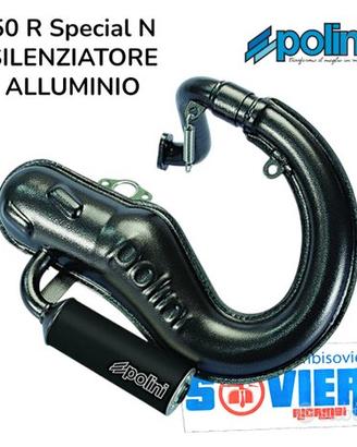 Marmitta serpentina Polini per Vespa 50 R Special