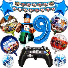 Decorazioni Roblox numero 9 compleanno
