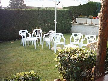 Sedie e Tavolini da Giardino da esterno plastica