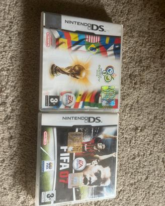“ World cup 2006” e “ fifa 07”per nintendo DS