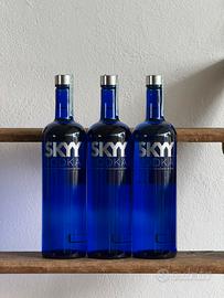 Vodka SKYY, 3 bottiglie sigillate