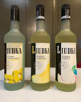 Vodka Liudka Averna melone, pesca e mou