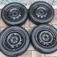 cerchi in ferro 14 " fori fiat punto , lancia y