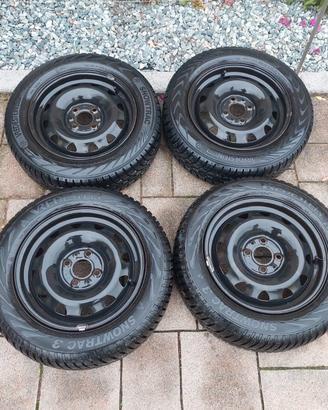 cerchi in ferro 14 " fori fiat punto , lancia y
