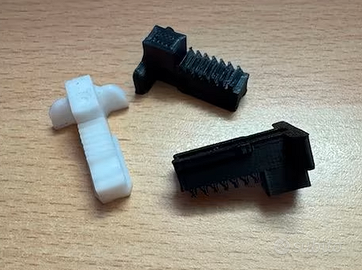 Clip 3D per cover batteria CUBE one emtb (2 pezzi)