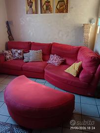 Divano rosso