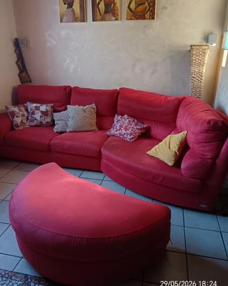 Divano rosso