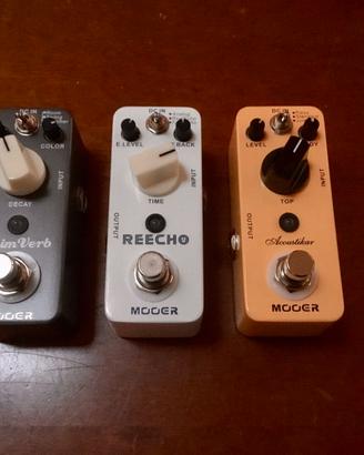 Pedalini chitarra Mooer Reecho, Shimverb, Acoustik