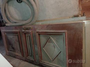 Portoncino ingresso in legno