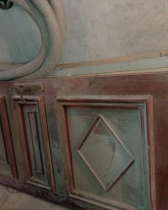 Portoncino ingresso in legno